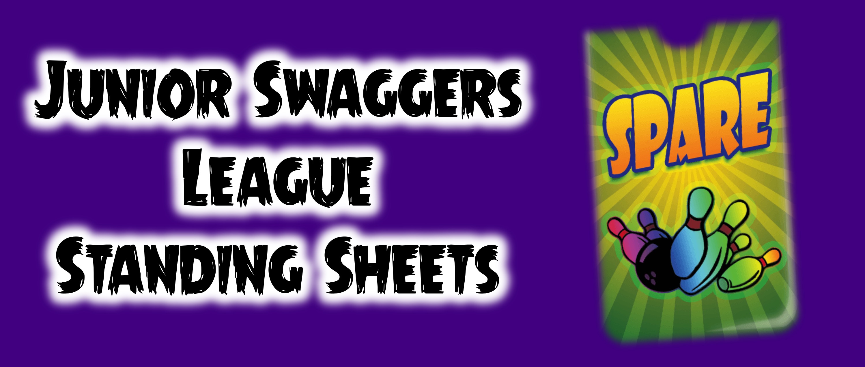 Junior Swaggers League Standing Sheets